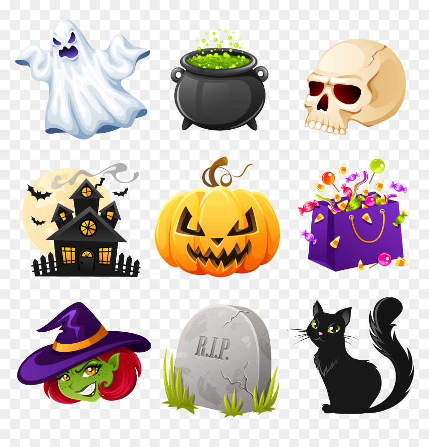 View Full Size Free Halloween Png Preview - เกี่ยว กับ วัน ฮาโลวีน, Transparent Png - haloween png