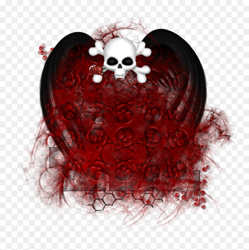 Halloween Background Element 800 X - Skull, HD Png Download - halloween skeleton png