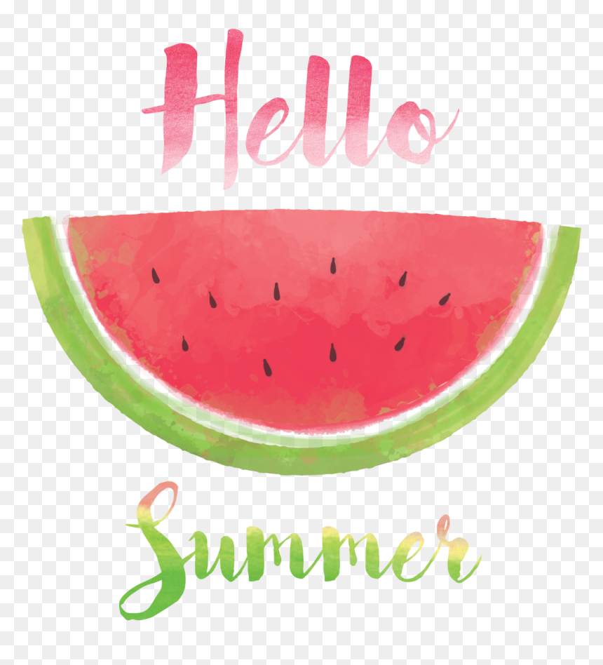 Watermelon Clipart Minimal - Watermelon, HD Png Download - watermelon.png