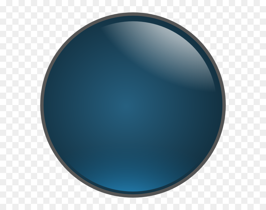 Blue Glossy Ball Png - Blue Ball Transparent Background, Png Download - glossy png