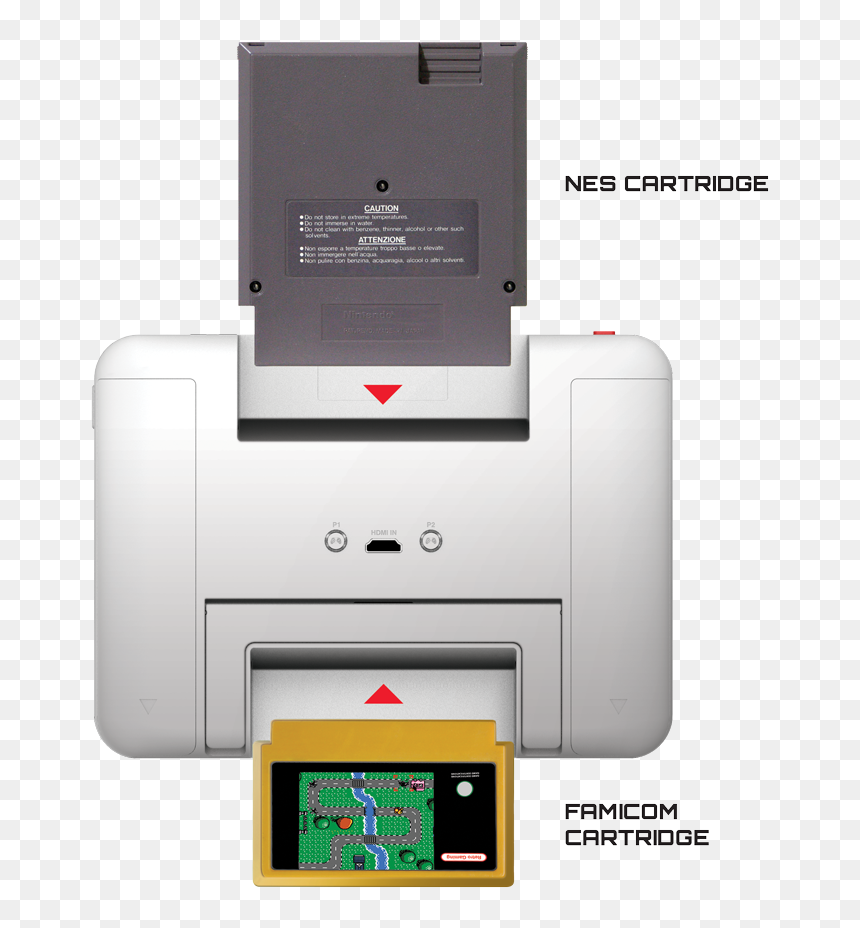 Consoles That Can Play Famicom, HD Png Download - nes cartridge png