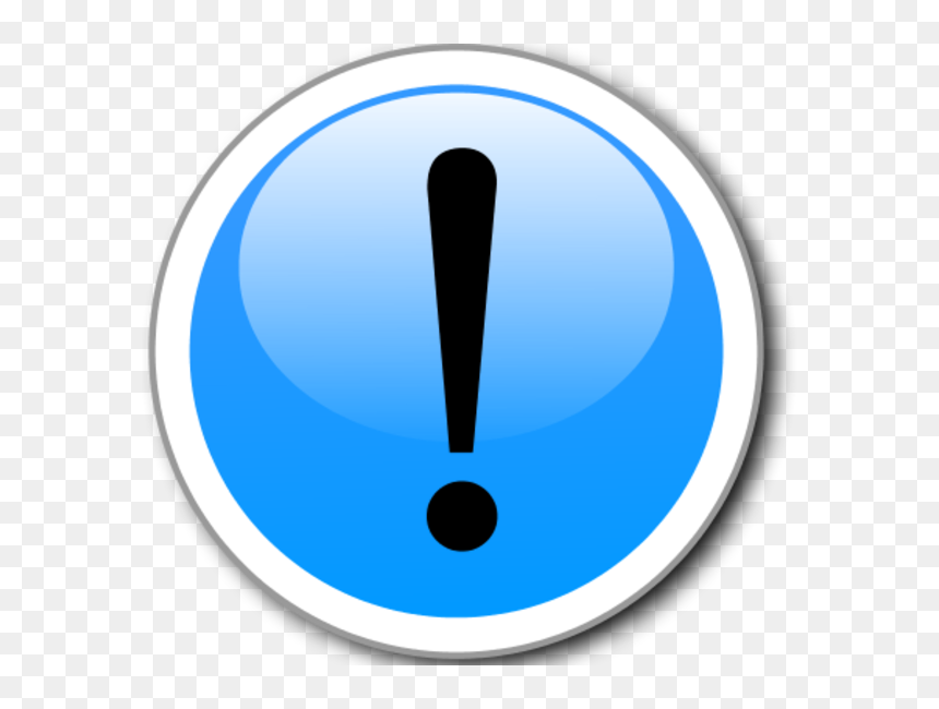 Exclamation Mark Alert In A Glossy And Shiny Circle, HD Png Download - glossy png