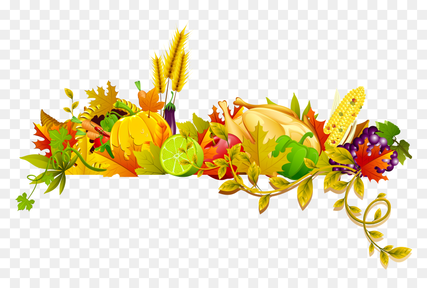 Postharvest Cotton Picker Autumn Crop - Clipart Transparent Thanksgiving, HD Png Download - cotton plant png