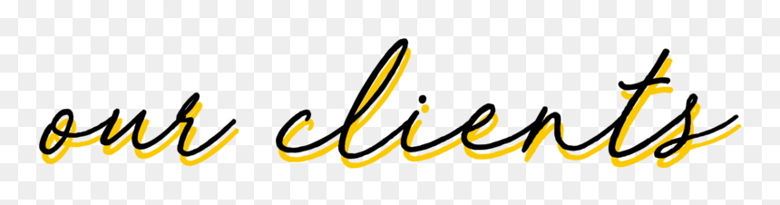 Clients - Calligraphy, HD Png Download - streaming png