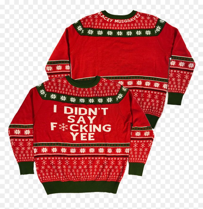 Ugly Km Xmas Holiday Sweater - Kacey Musgraves Christmas Sweater, HD Png Download - christmas sweater pattern png