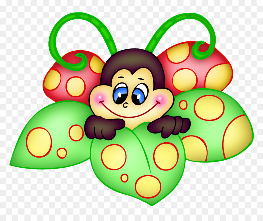 B *✿* Bug Images, Lady Bug, Butterfly Clip Art, - Клипарт Божья Коровка, HD Png Download - butterfly .png