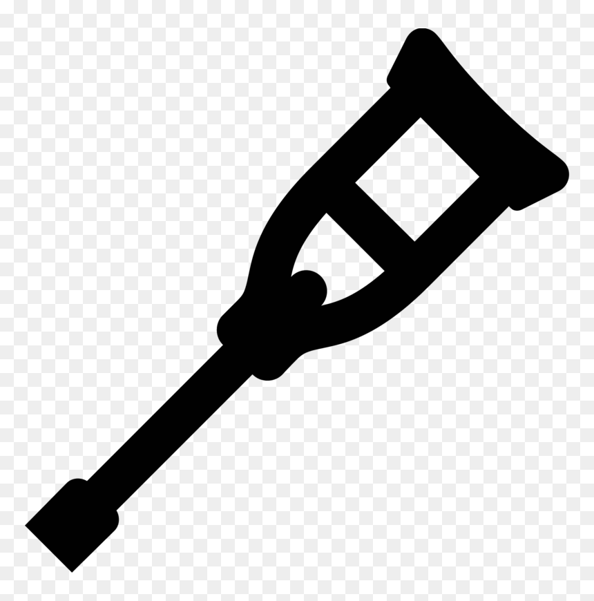 Transparent Crutches Clipart - Crutch Cartoon, HD Png Download - crutches png