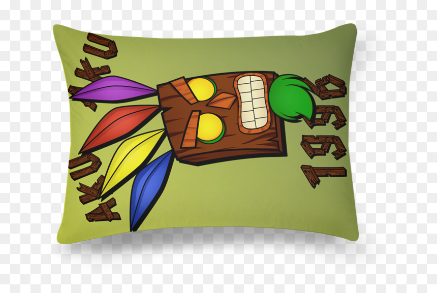 Almofada Retangular Aku Aku, HD Png Download - aku aku png
