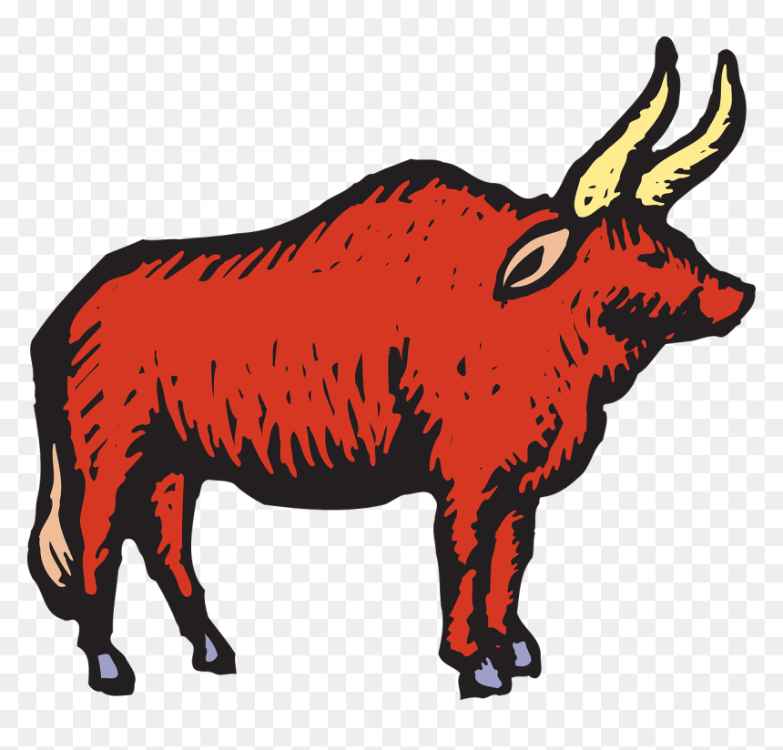 Bull Art Animal, HD Png Download - bull horn png