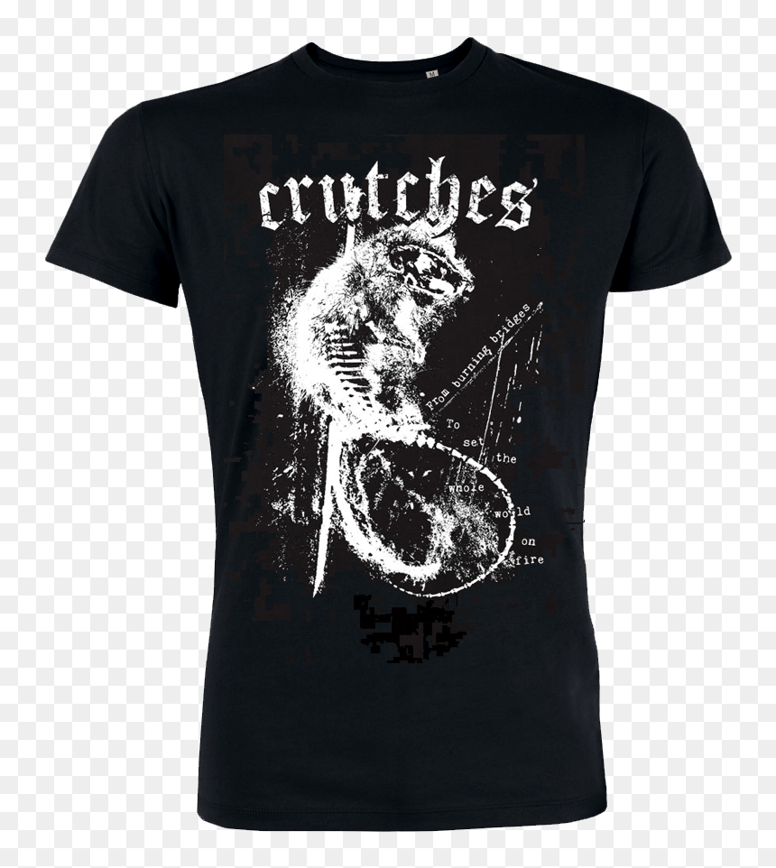 T-shirt, HD Png Download - crutches png