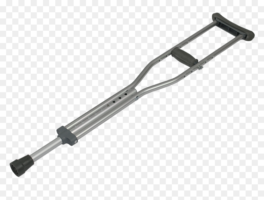 Underarm Aluminium Crutches"
 Class= - Gopro, HD Png Download - crutches png