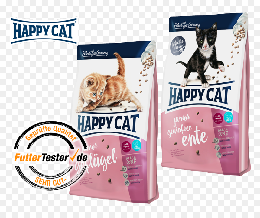 Happy Cat Junior Geflügel, HD Png Download - happy cat png