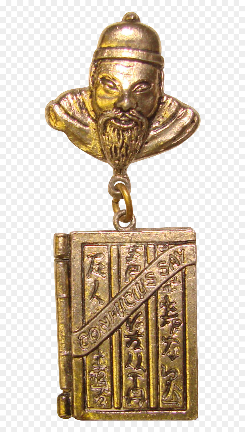Awesome Confucius Say Little Nemo Locket With Sayings - Locket, HD Png Download - confucius png