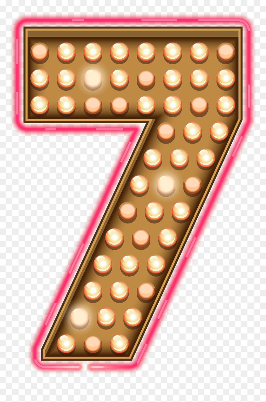 Numbers Clipart Seven, HD Png Download - seven png