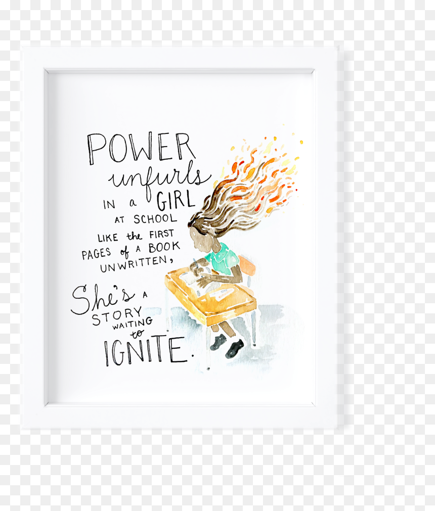 Powerofagirl, HD Png Download - school girl png