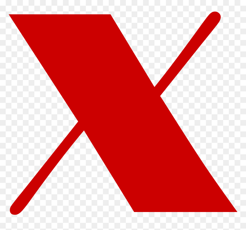Red X Png Transparent , Transparent Cartoons - Foxys Cabaret Austin, Png Download - red x.png