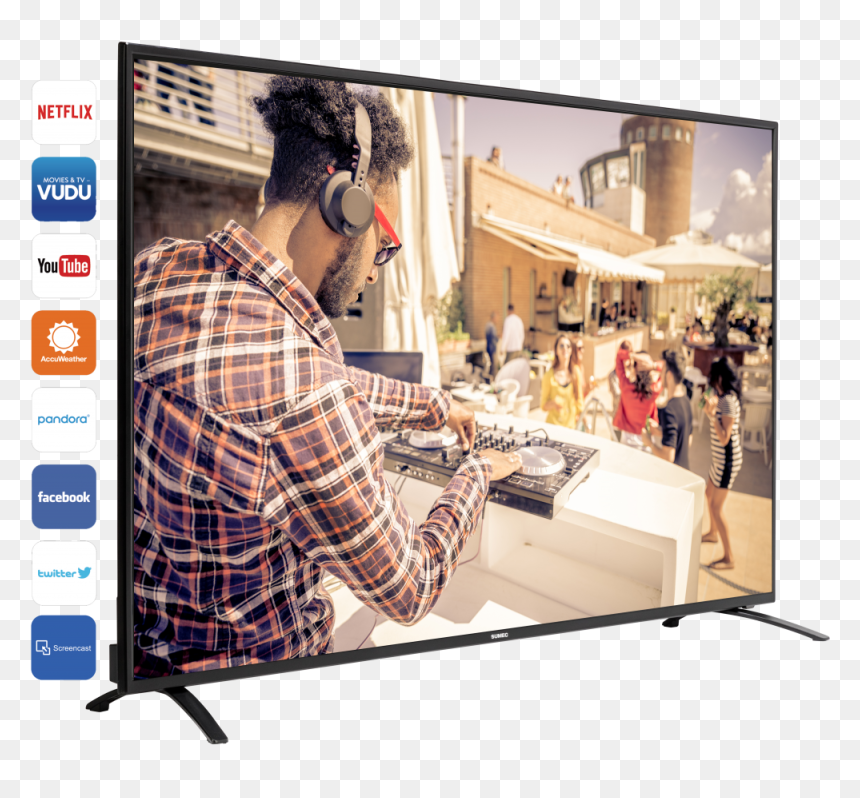 Transparent Tube Tv Png - Dj Playing Outside, Png Download - outside png