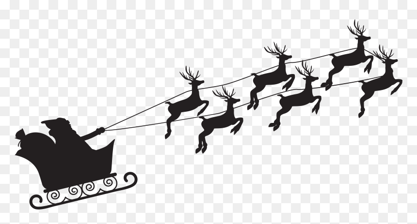Santa Claus Mrs - Santa Sleigh Transparent Background, HD Png Download - santa.png