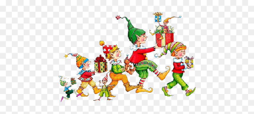 #elf #elves #christmaself #christmaselves #christmas - Mary Engelbreit Christmas, HD Png Download - christmas elves png