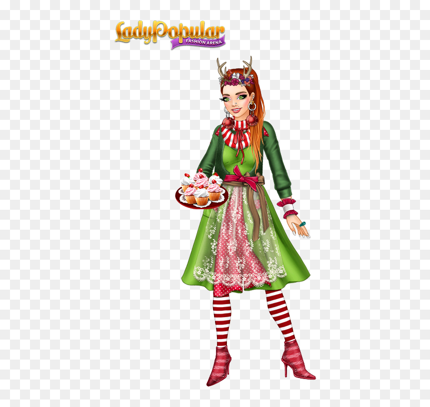Lady Popular Fashion Arena Apk, HD Png Download - christmas elves png