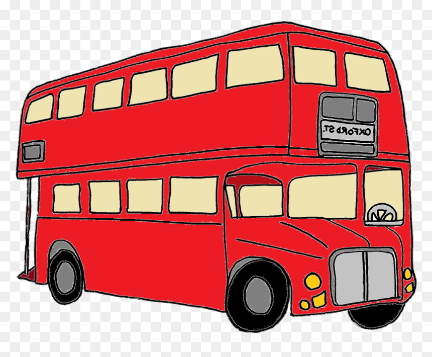 Clipart Of Bus, Bus In And Bus On - Double Decker Bus Png, Transparent Png - charter bus png
