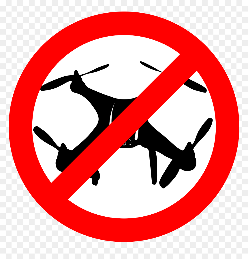 No Allowed Prohibido El - Transparent Background Drone Clip Art, HD Png Download - drones png