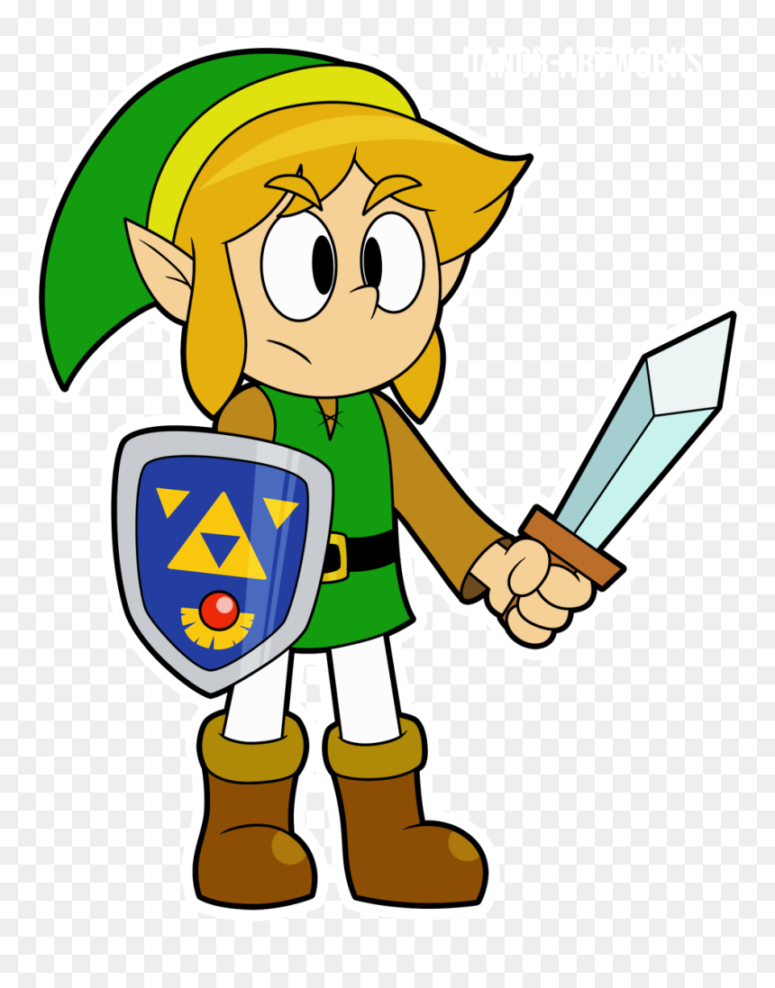 Transparent Link's Awakening Link, HD Png Download - zelda link png
