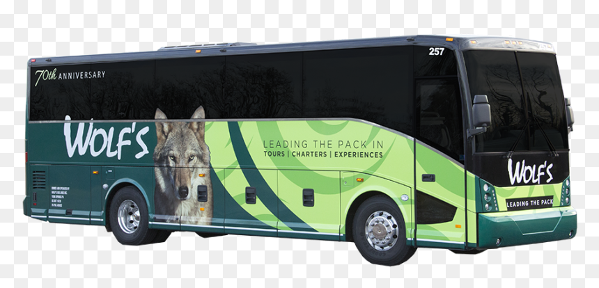 38 Passenger From Side - Tour Bus Service, HD Png Download - charter bus png