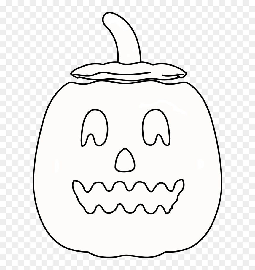 Jack O Lantern Outline, HD Png Download - stamp outline png
