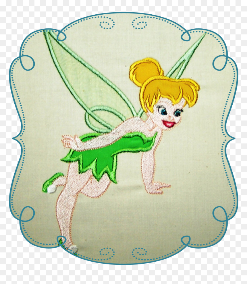 Lillybelle Flying - Minions Christmas Embroidery Designs, HD Png Download - tinkerbell flying png