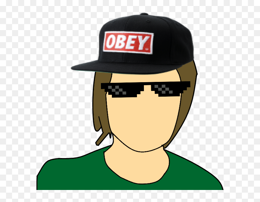 Cartoon, HD Png Download - mlg obey hat png