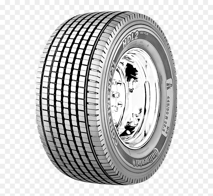 5 Continental Hdl2 Ecoplus Commercial Truck Tire - Continental Hdl2 Ecoplus 445 50r22 5, HD Png Download - truck tire png