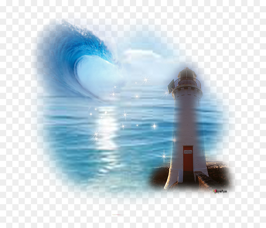 Sea And Light House Png, Transparent Png - wind swirls png