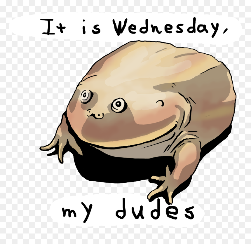 Cartoon, HD Png Download - wednesday frog png
