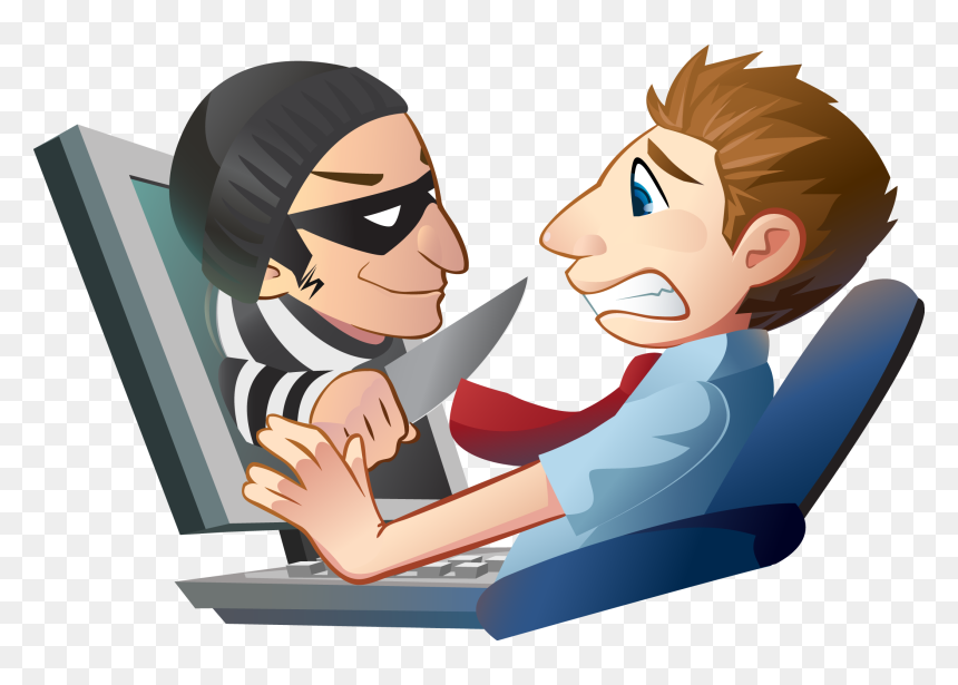 Computer Phishing1 - Cybercrime Clipart, HD Png Download - correo png