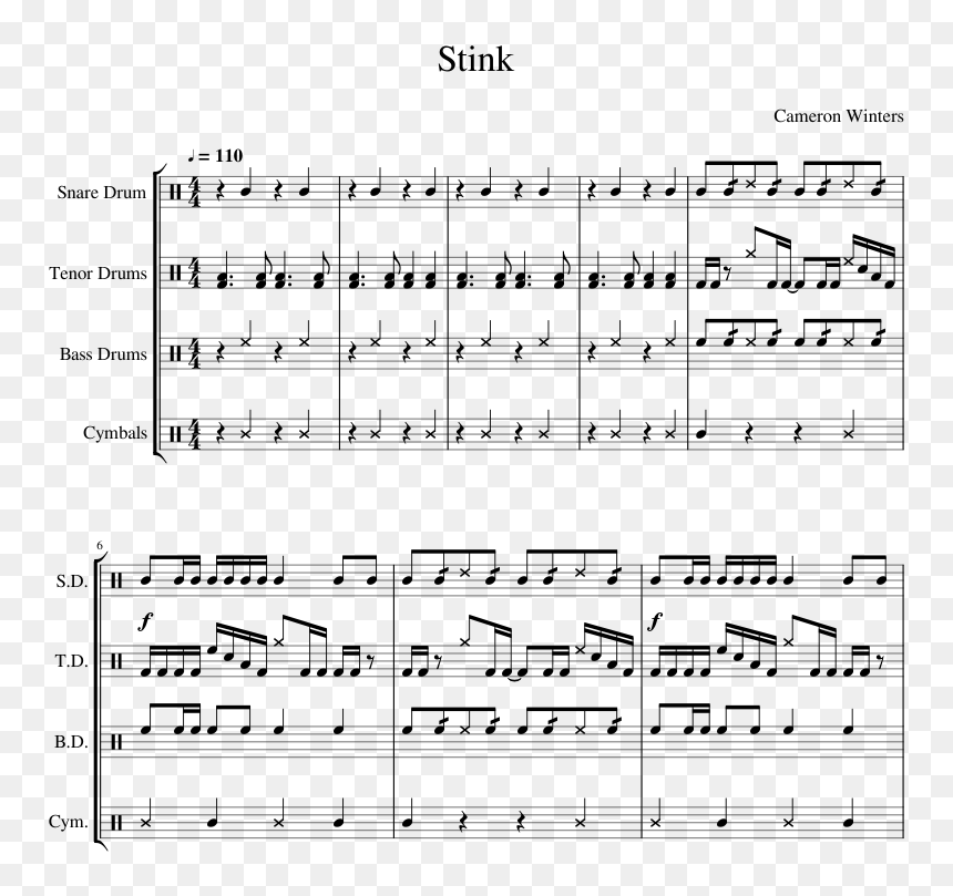 Whatever Lola Wants Sheet Music, HD Png Download - stink png