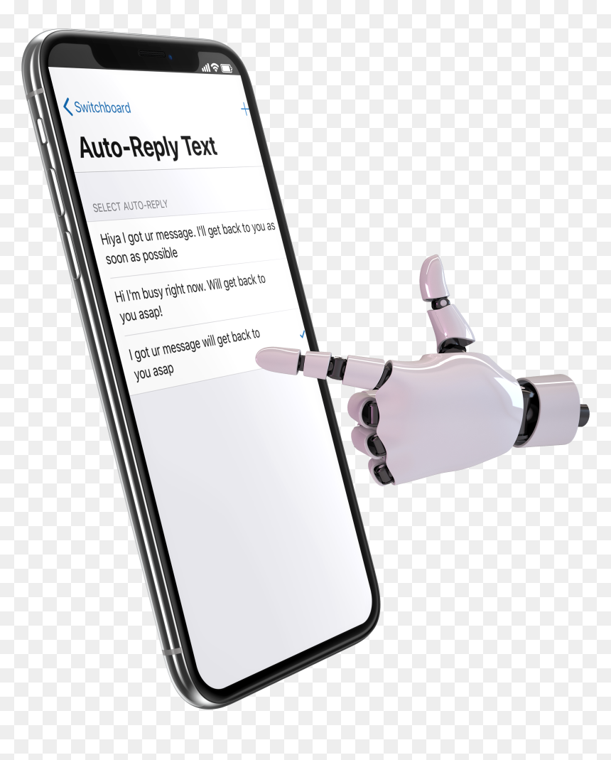 Auto-reply Text Another Number - Iphone, HD Png Download - iphone message png