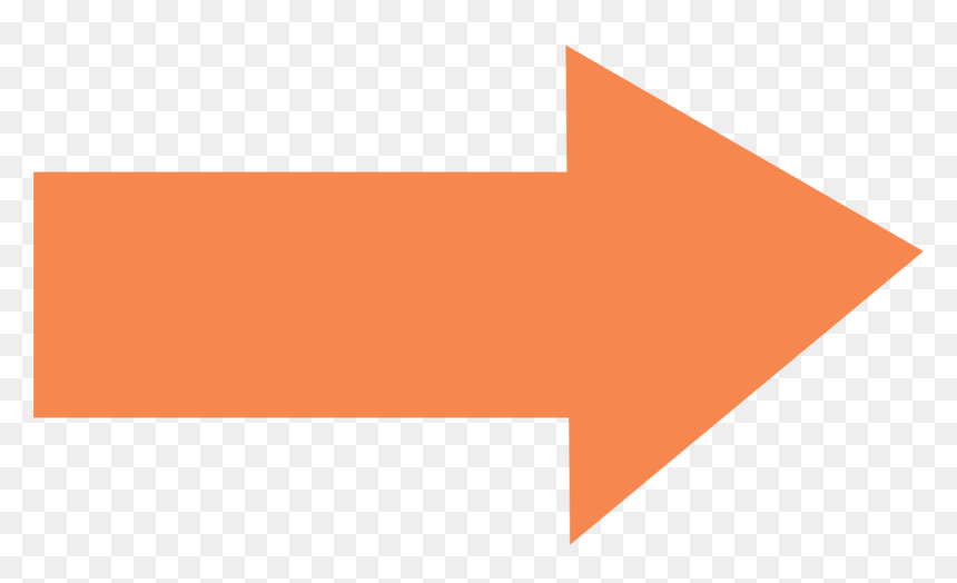 Orange,line,peach,paper - Orange Forward Arrow, HD Png Download - setas png