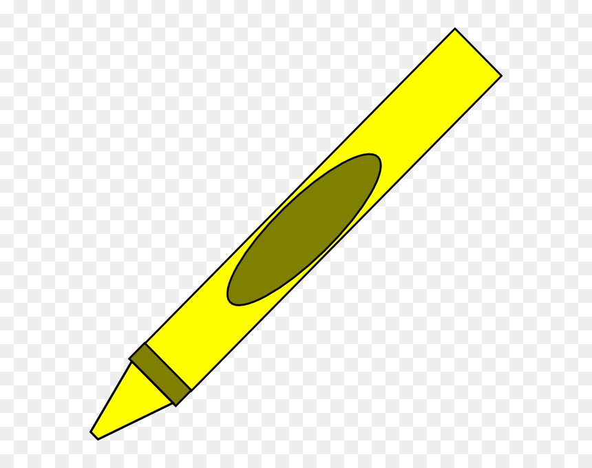 Crayon Scribble Cliparts Free, Free Graphics Crayon - Yellowcrayon Clipart, HD Png Download - scribble line png