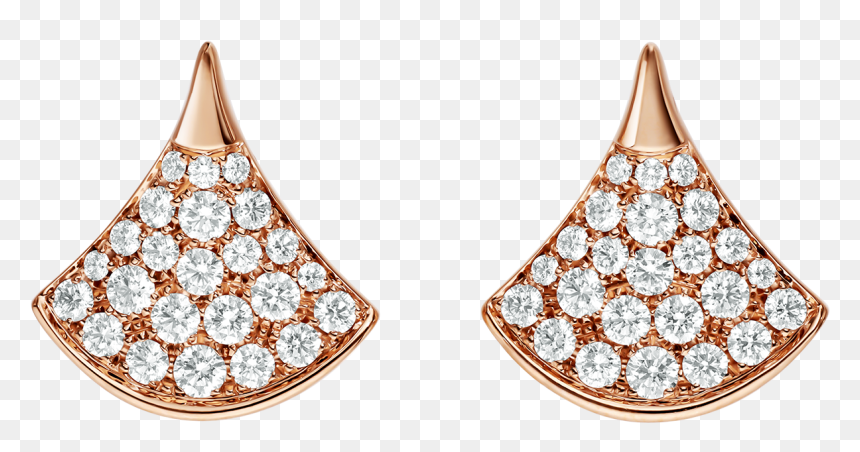Bvlgari Dream Diamond Earrings, HD Png Download - diamond earrings png