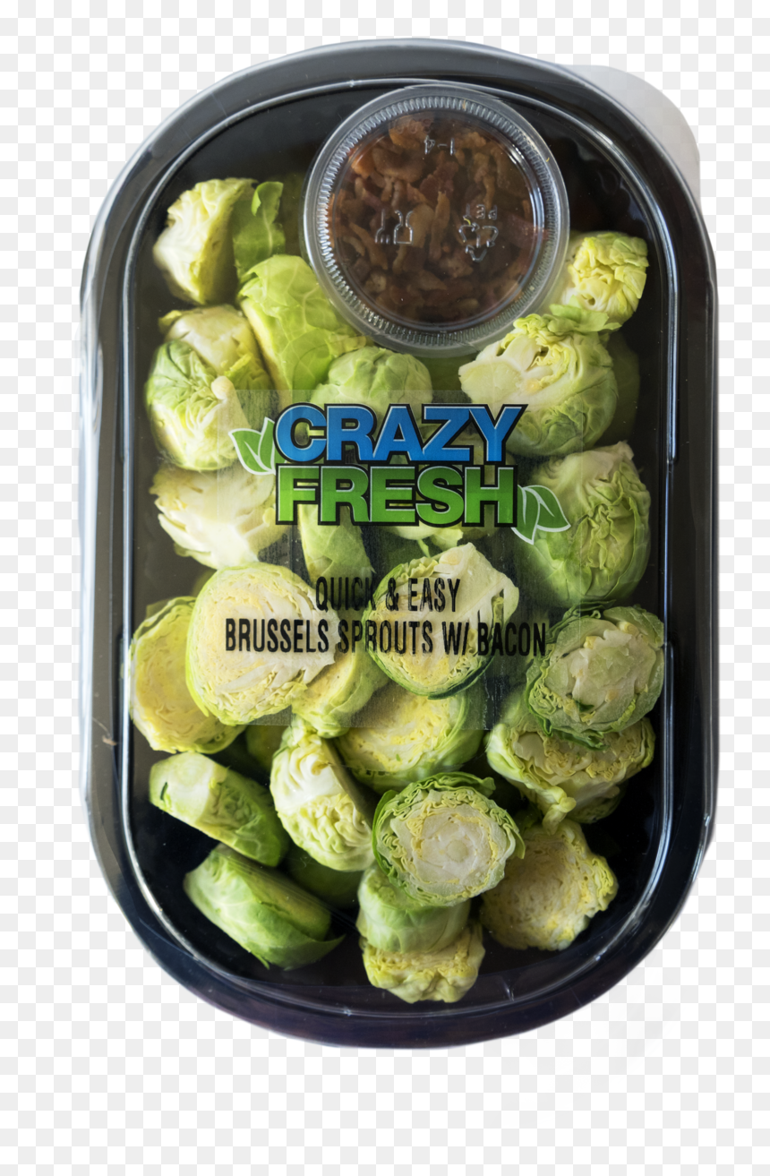 81308 Q&e Brussel Sprouts W Bacon 16oz - Brussels Sprout, HD Png Download - elote png