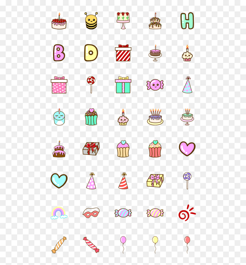 อิ โม จิ หมี พู, HD Png Download - birthday cake emoji png