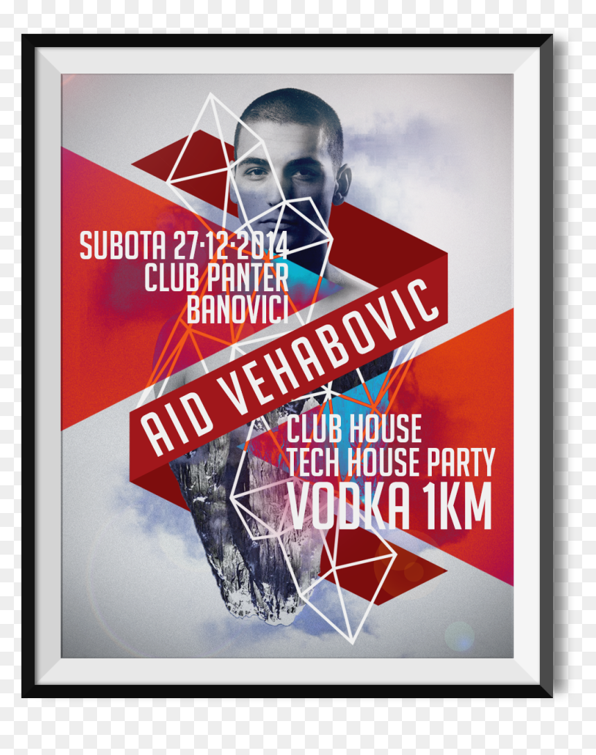 Party Poster Behance, HD Png Download - house party png