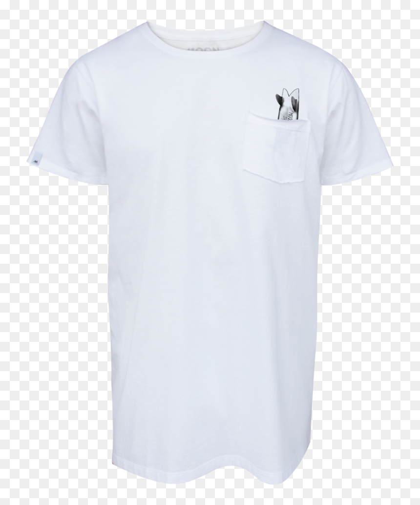 Man T-shirt Pocket Twin Fin - Active Shirt, HD Png Download - shirt pocket png