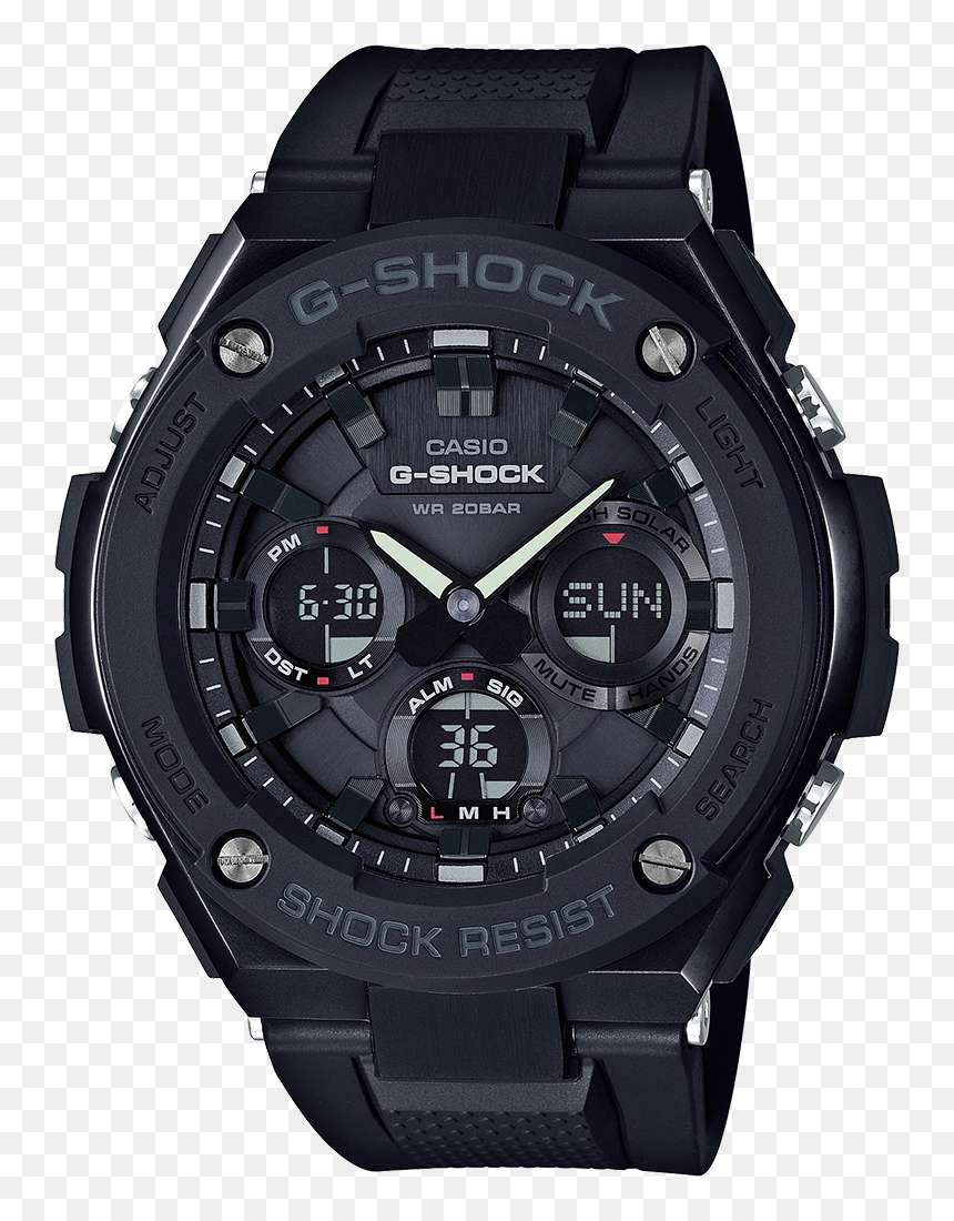 G Shock Gsts100g 1b, HD Png Download - casio logo png