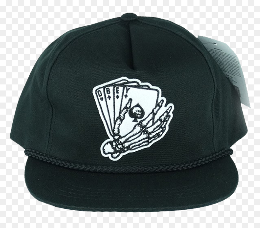 Obey Blackjack Snapback Black - Baseball Cap, HD Png Download - obey snapback png