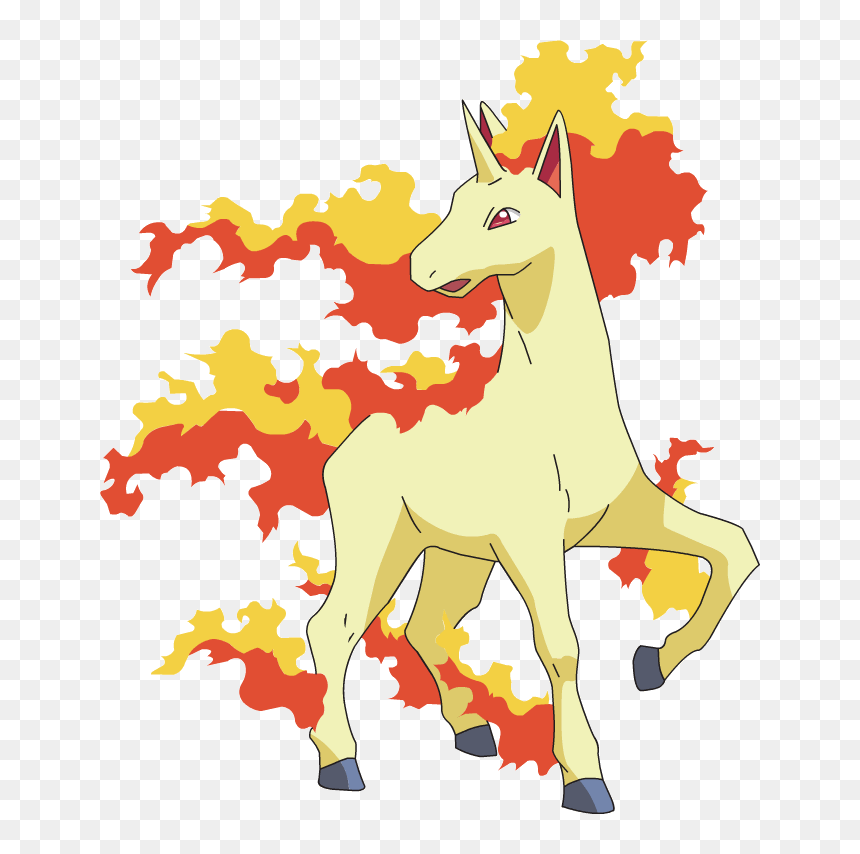 Monster Wiki - Rapidash Pokemon, HD Png Download - rapidash png