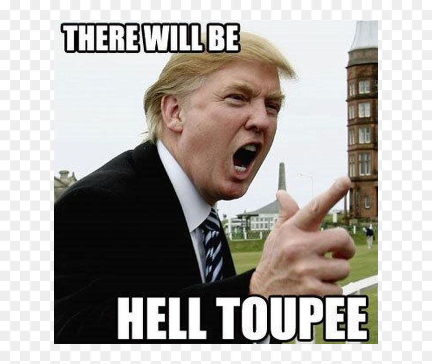 Trump You Re Fired Funny, HD Png Download - donald trump toupee png