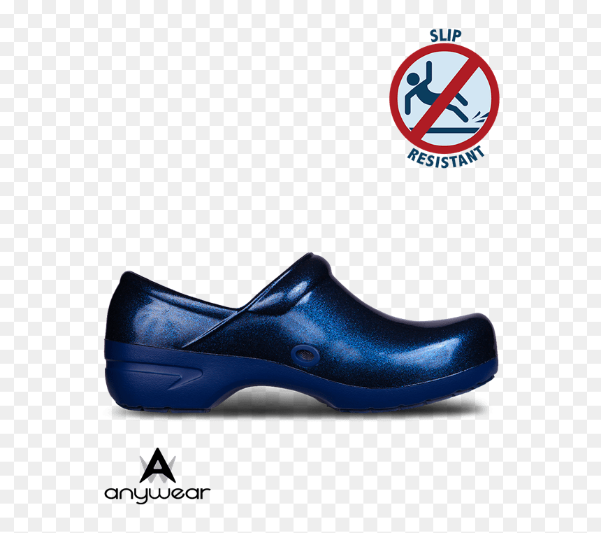 Glitter Nursing Clogs, HD Png Download - blue glitter png