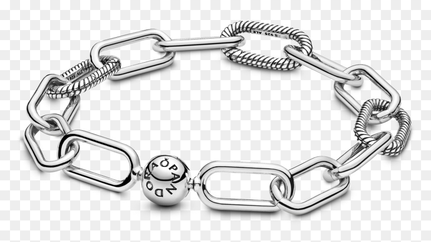 Pandora Me Link Bracelet, HD Png Download - chain texture png
